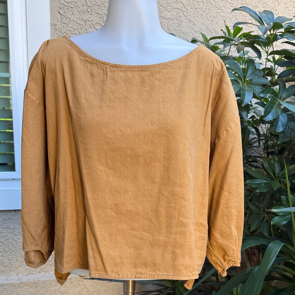 Linen Cuyana Tan Top